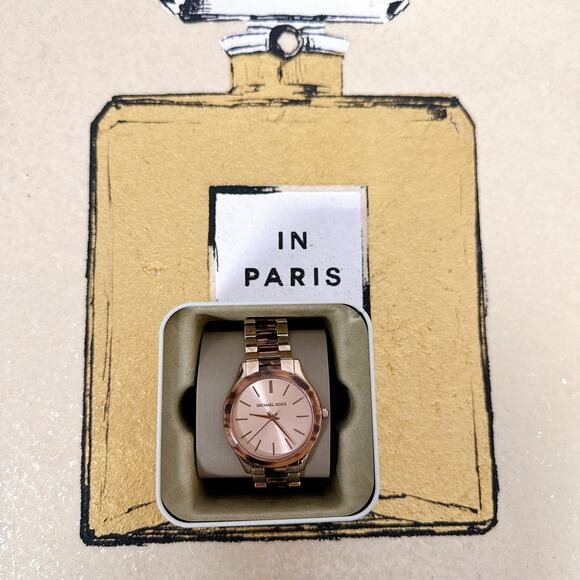 Michael Kors MK4542 Slim Runway Two-Tone Ladies Watch